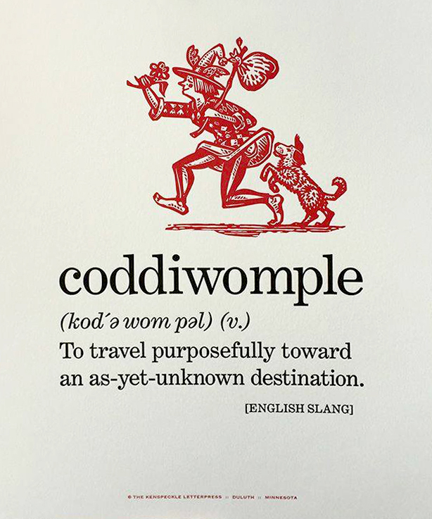 coddiwomple